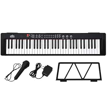 RiZKiZ リズキズ　電子キーボード 電子ピアノ　スリムタイプ 【61鍵盤】 a18655.jpg